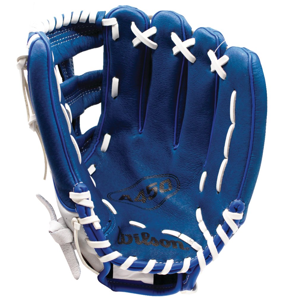 Wilson A450 Baseball Glove, Blue, Regular, 12in Canadian Tire