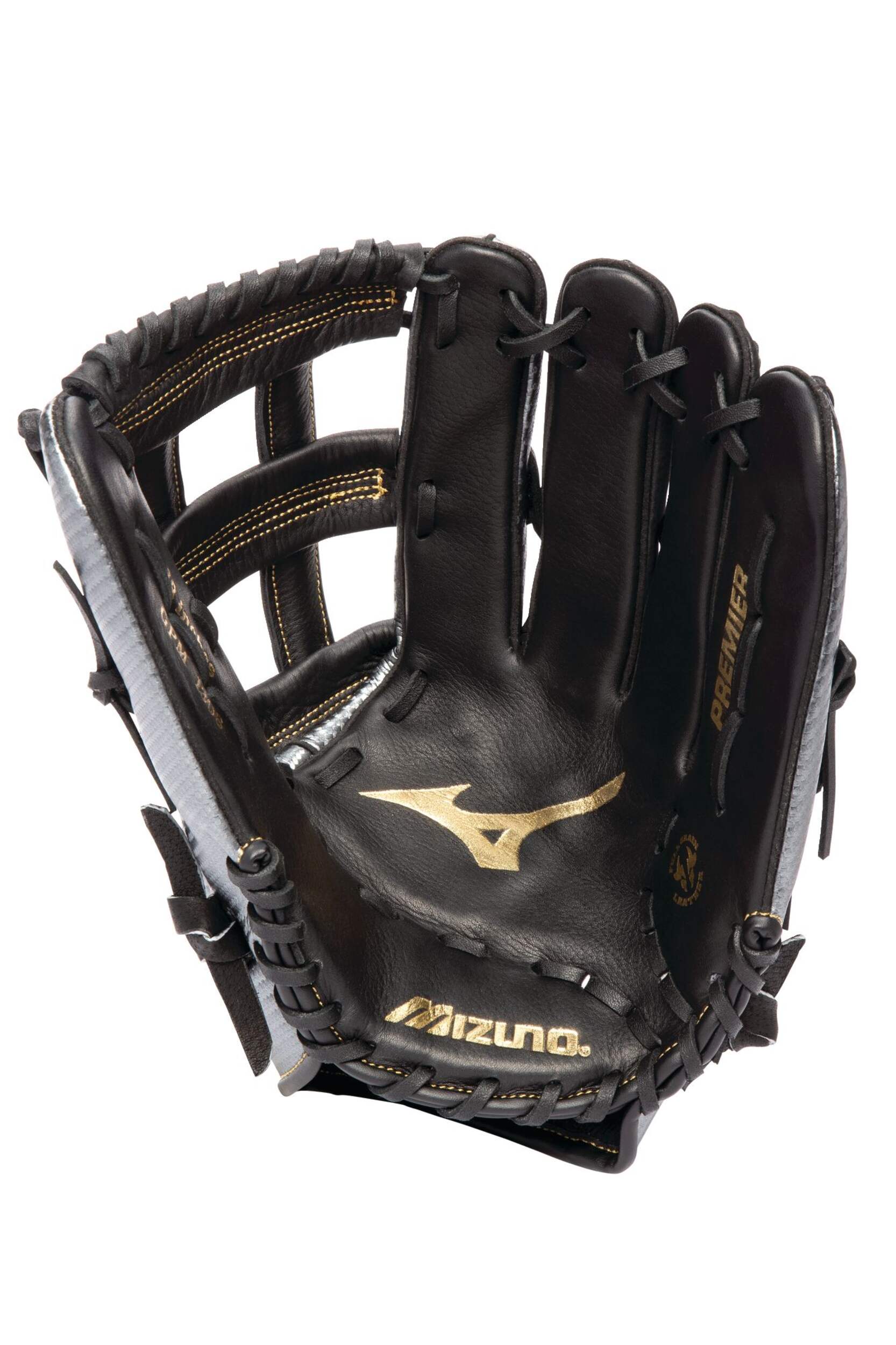 Mizuno Premier Series Slowpitch Softball Glove, 14-inch, Right-Hand Throw Front_Flat