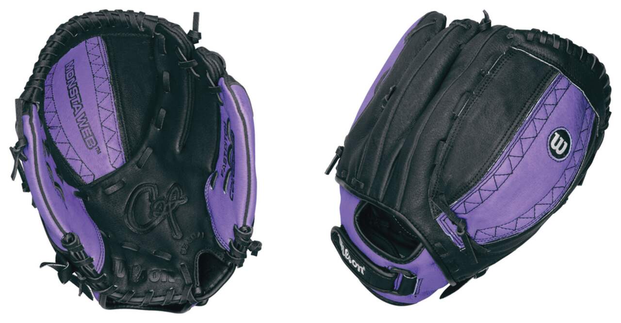Wilson Cat A440 Series 11.5 in Baseball Glove Purple and Black