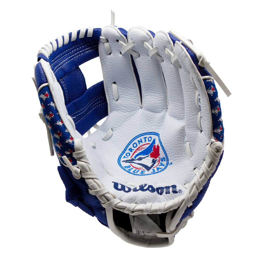 Wilson A200 10 Toronto Blue Jays Glove Right Hand Throw Royal/White/Red