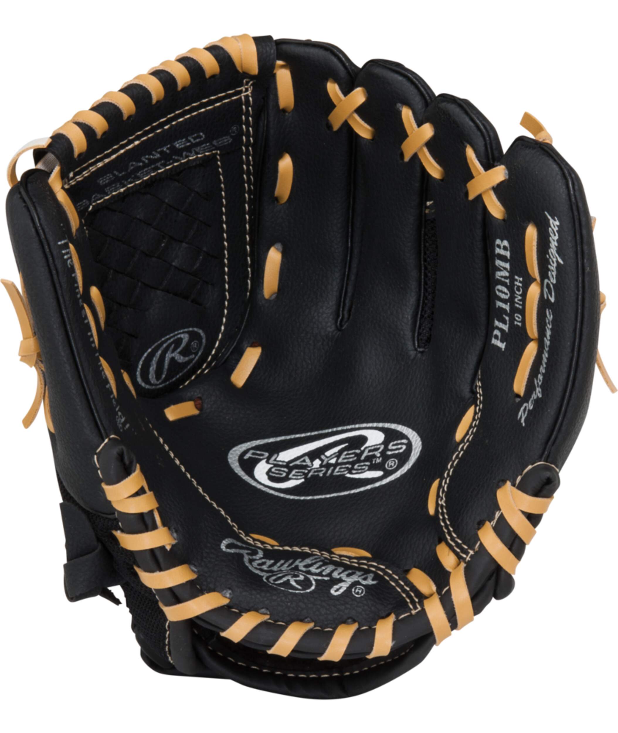Rawlings Player Series Baseball Glove, Regular, 10-in Front_Flat
