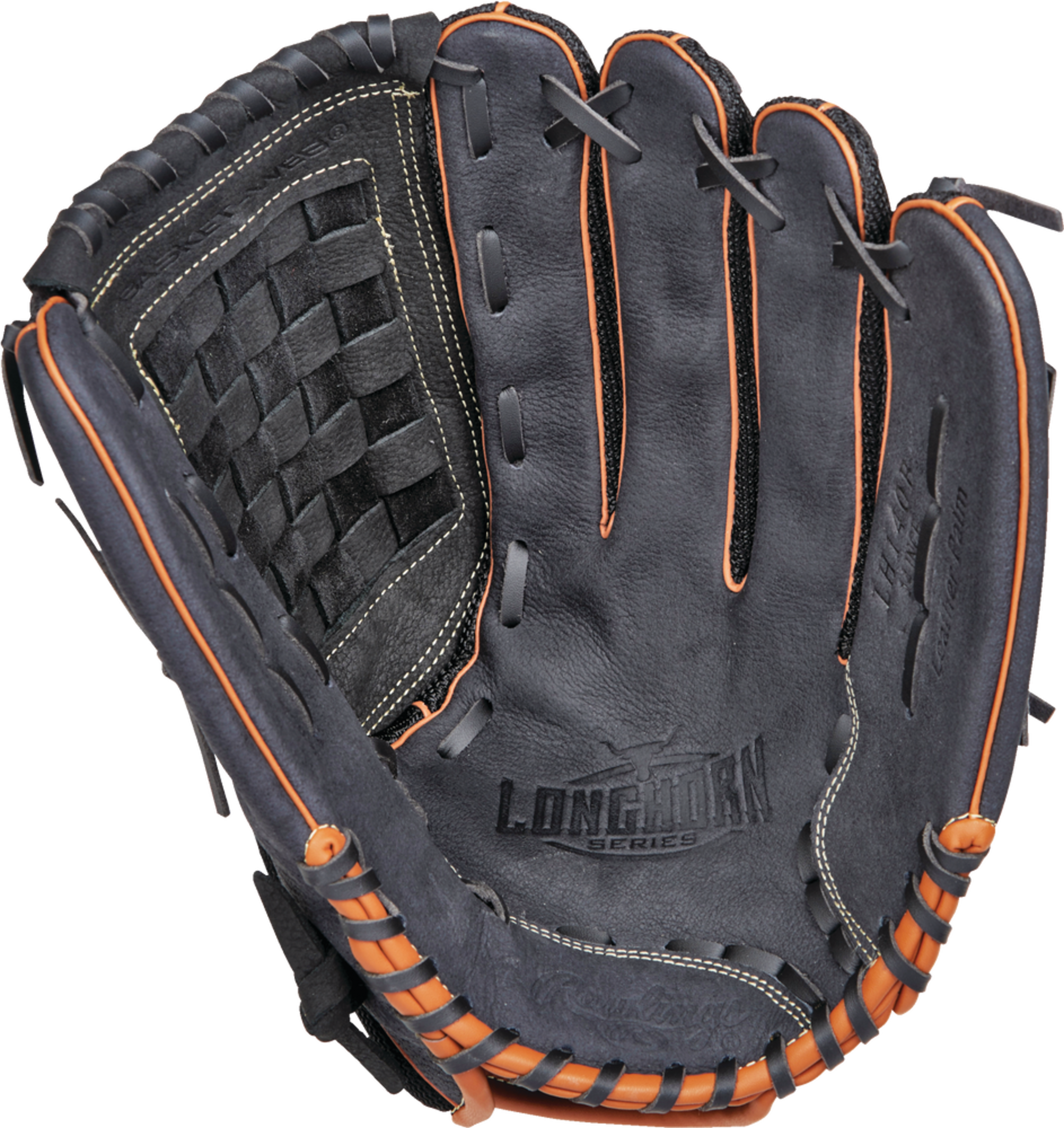 Rawlings Longhorn Softball Fielding Glove, 14-inch, Right-Hand Throw Front_Flat