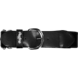 Rawlings Baseball Belt, Black, Senior Front_Flat