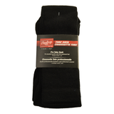 Bas de baseball Rawlings, noir Front_Flat