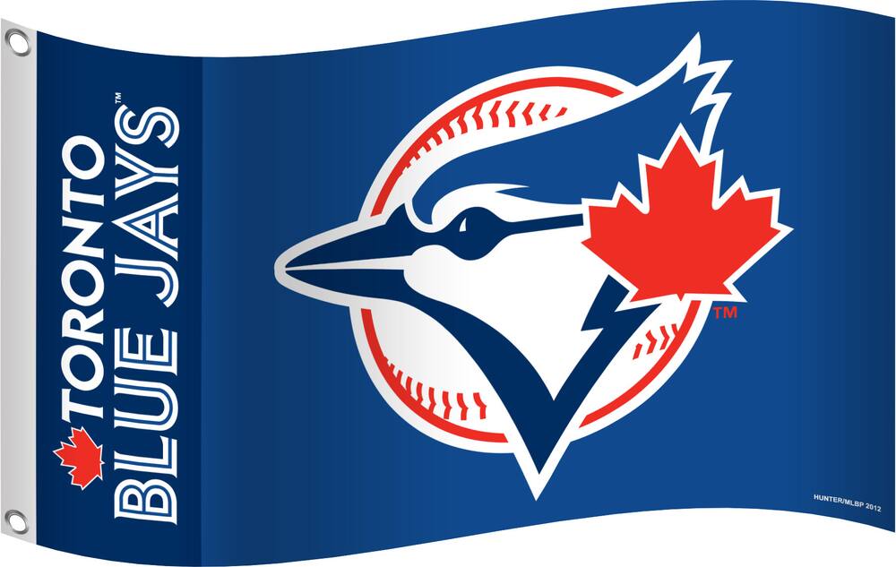 Toronto Blue Jays Team Flag For MLB Baseball Fans/Collectors, 3-ft x 5-ft