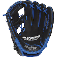 Rawlings Playmaker Blue Jays Baseball Fielding Glove, 11-in, Right-Hand Throw Front_Flat