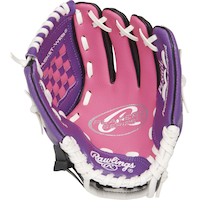 Rawlings Player Series Baseball Glove, Pink, Regular, 8.5-in Front_Flat