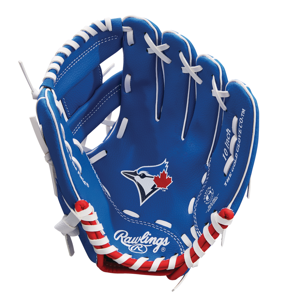 Rawlings Toronto Blue Jays Baseball Fielding Glove, Regular, 10in