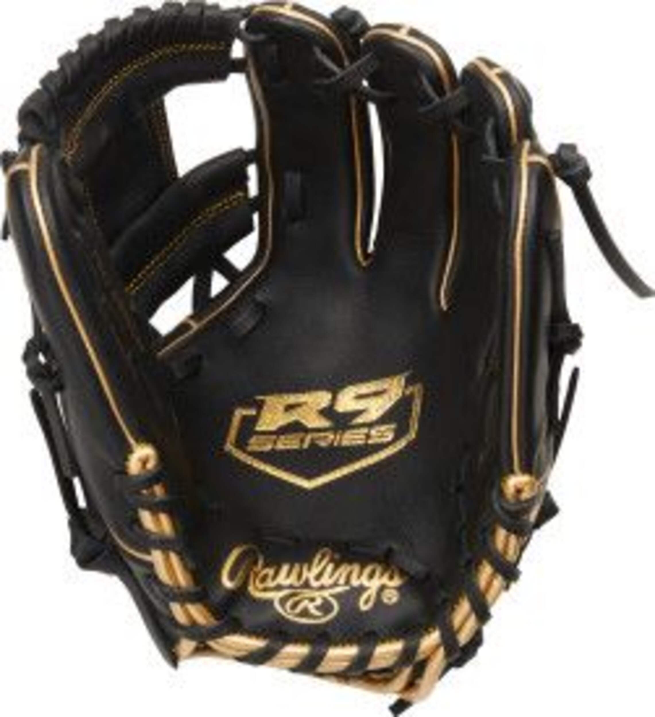Rawlings R9 I-Web Baseball Fielding Glove, 11.5-inch, Right-Hand Throw Front_Flat