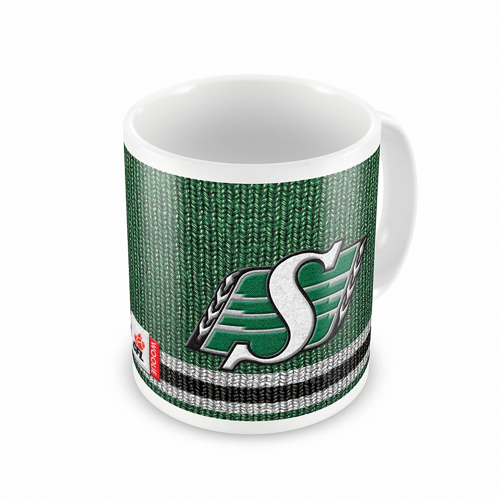 Chope en céramique des Roughriders de la Saskatchewan, 11 oz Canadian