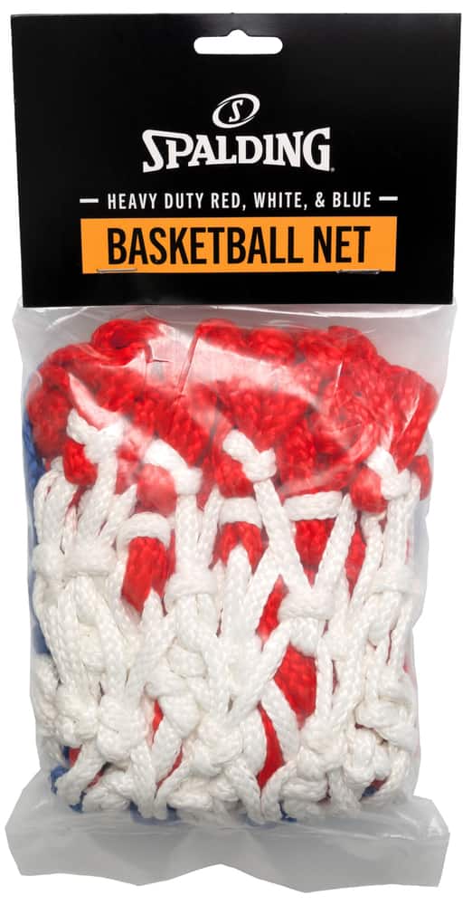 Spalding Heavy Duty Basketball Net Red/White/Blue 