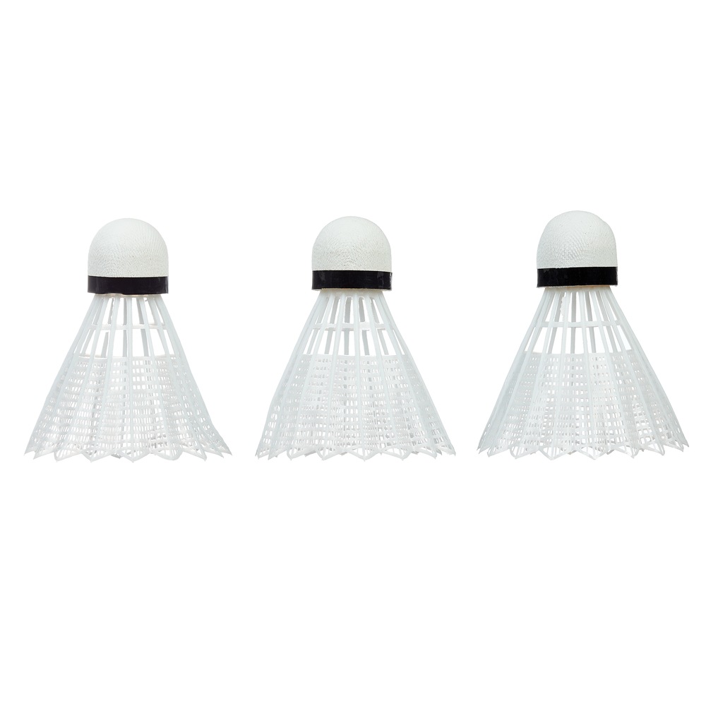 Matrix 100 Nylon Badminton Shuttlecock Birdie w/ Cork Head, White, 3pk Canadian Tire
