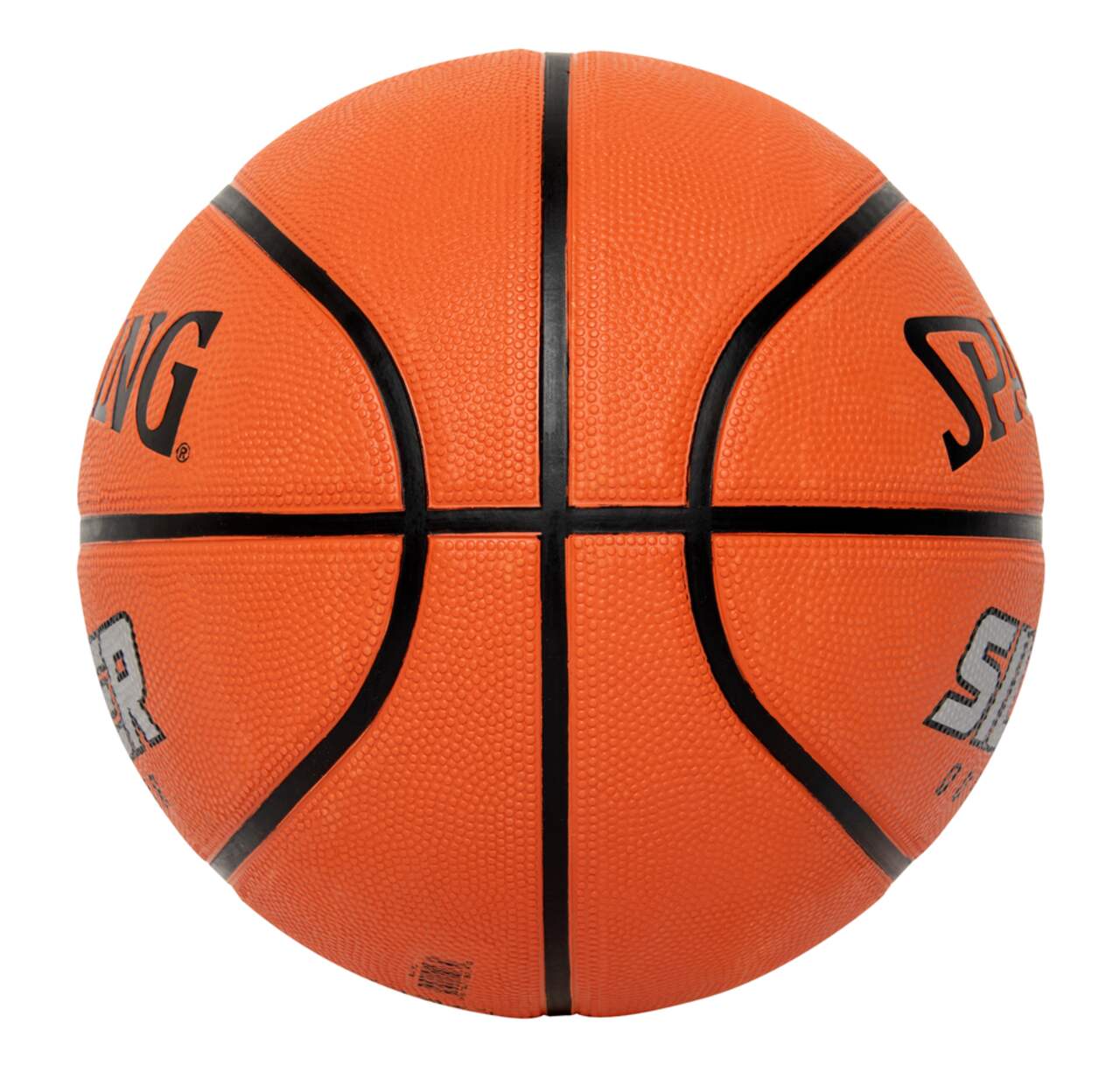 Silver Spalding Rubber Size Official Basketball, Canadian | Outdoor Tire 7 (29.5-in)