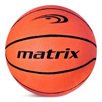 Matrix Youth Kids' Rubber Size 5 Basketball, 27.5-in Front_Flat