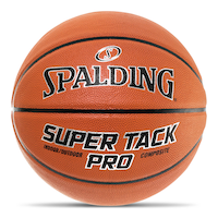 Spalding Super Tack Pro Indoor/Outdoor Composite Basketball, Official Size 7, 29.5-in Front_Flat