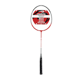 Matrix Power Elite 10 Lightweight Steel Badminton Racquet, Red/Black, 26-in Front_Flat
