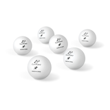 Balles de tennis de table/ping-pong EastPoint de taille officielle, 1 étoile, blanc, paq. 30 Composite_or_Mixed