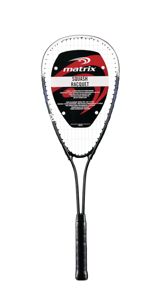Matrix Impact 20 Aluminum Squash Racquet/Racket w/ Soft Grip, Black