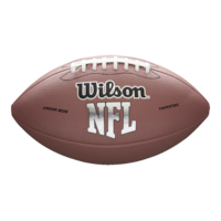 Ballon de football Wilson NFL MVP pour enfants, taille junior, brun Front_Flat