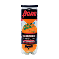 Penn Championship Extra-Duty Outdoor Hard Court Tennis Balls, Orange, 3-pk