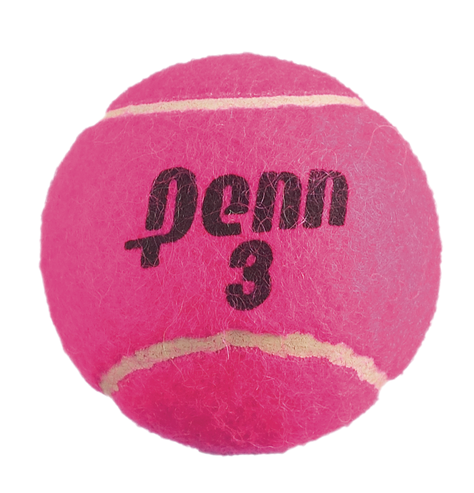 3 Penn Championship Pink Tennis Balls ~ NEW
