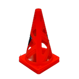 Matrix Collapsible Sports Agility Training Pylon Cones/Field Markers, 9-in, 4-pk Front_Angled_Right