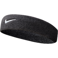 Nike Swoosh Stretch Cotton Terry Sports Headband/Sweatband Black