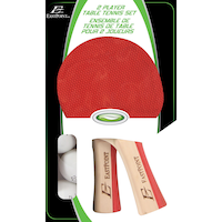 EastPoint 2-Player Table Tennis/Ping Pong Set w/ Paddles/Rackets & Balls, 5-pc Front_Flat