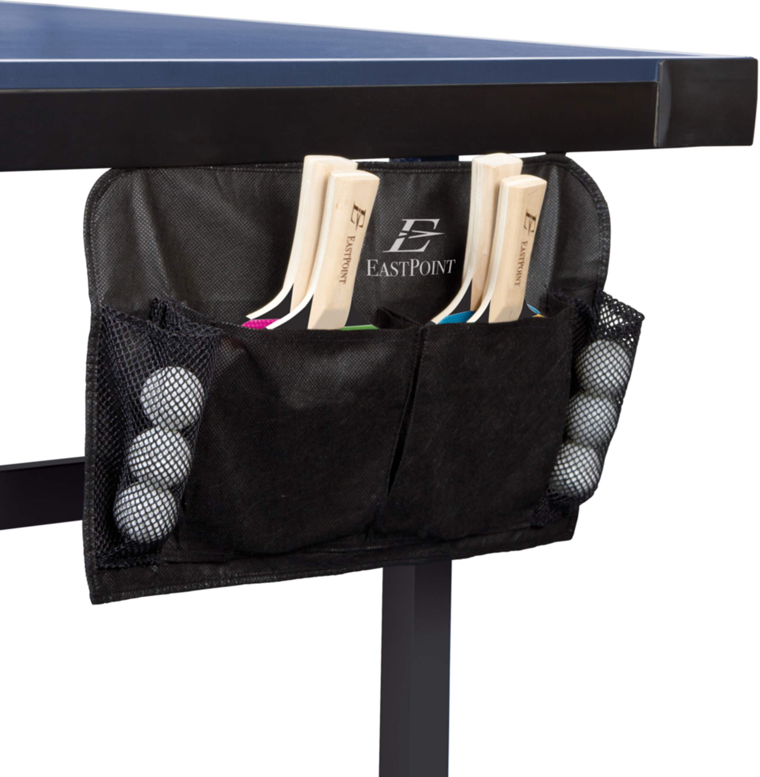 EastPoint 4-Player Table Tennis/Ping Pong Set w/ Paddles/Rackets, Balls & Organizer 11-pc Composite_or_Mixed