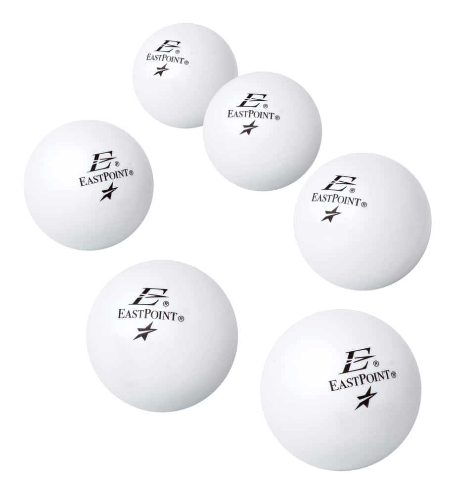 pasaporte Guarda la ropa queso EastPoint 1-Star Official Size Table Tennis/Ping Pong Balls, White, 6-pk |  Canadian Tire