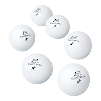 EastPoint 1-Star Official Size Table Tennis/Ping Pong Balls, White, 6-pk Composite_or_Mixed