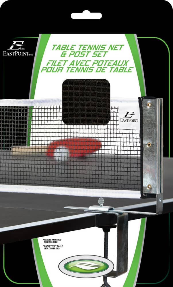 EastPoint Quick SetUp Table Tennis/Ping Pong Net & Post Set Canadian