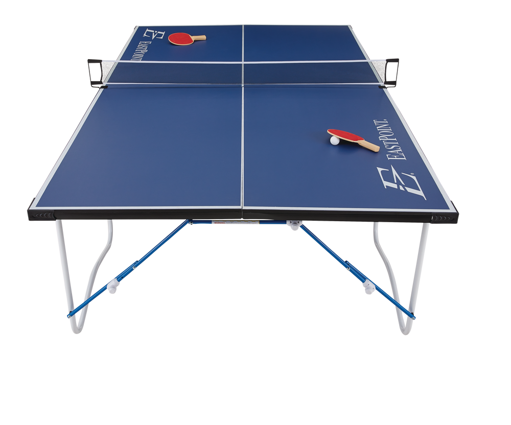 escala Jugar juegos de computadora Asistente EastPoint Fold N' Store Table Tennis/Ping Pong Table Set w/ Net, Balls &  Rackets/Paddles | Canadian Tire