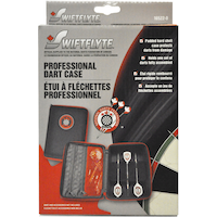 Étui rigide rembourré pour fléchettes et accessoires professionnel Swiftflyte NDFC avec pince de ceinture Front_Flat