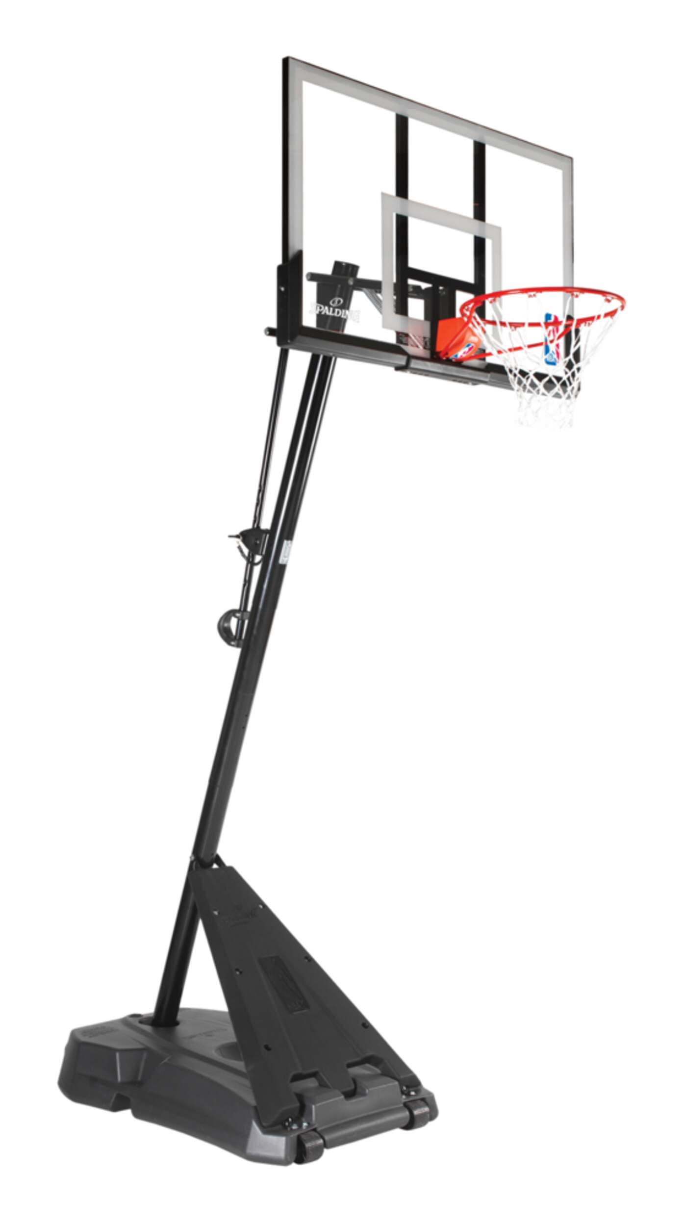 Spalding® Hercules Acrylic Portable Basketball System, 54-in Front_Angled_Right