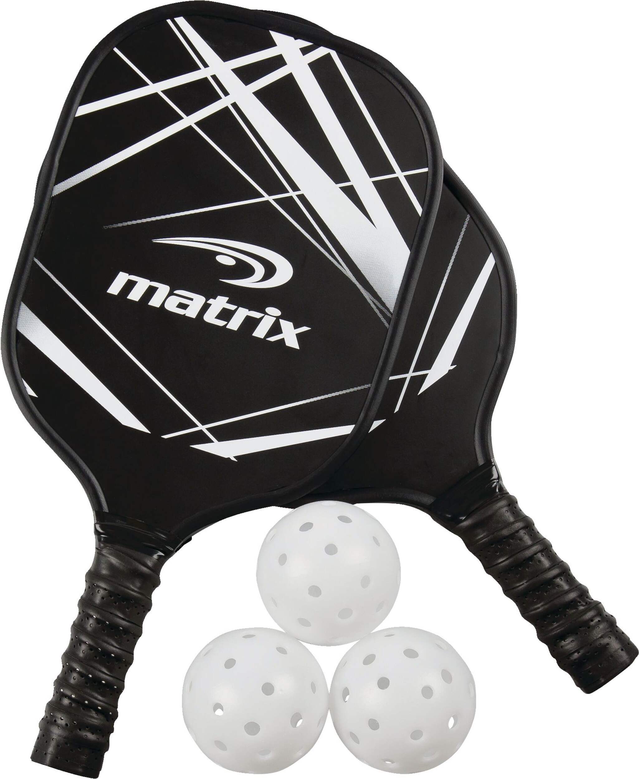Matrix Recreational Official Size Pickleball Paddle/Racket & Ball Set, 5-pc Composite_or_Mixed