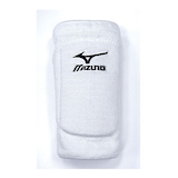 Mizuno Knee Pads for Volleyball, T10 Plus Men's/Women's Unisex Slim Profile  Knee Pads, White Overhead_Flat
