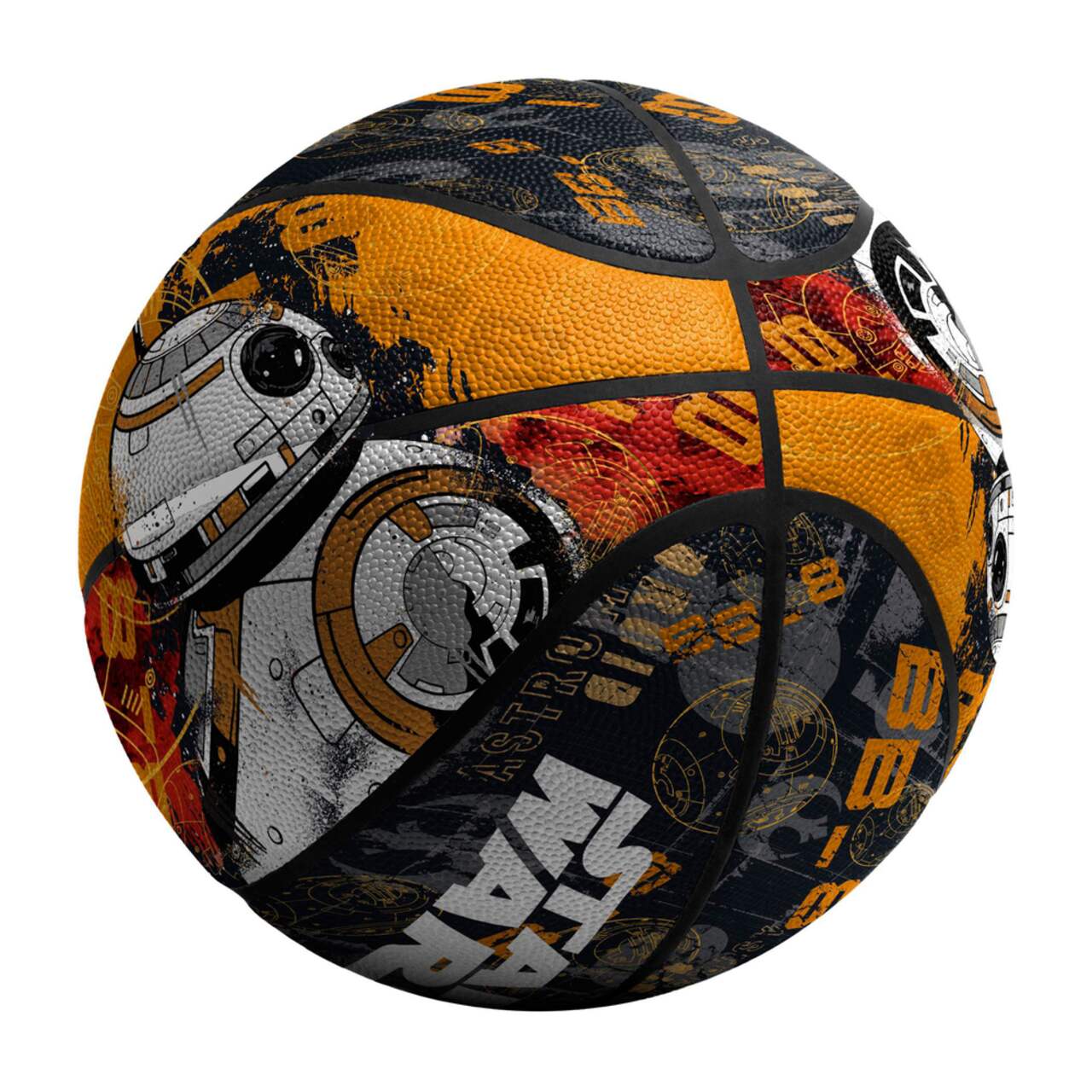 Ballon de basketball intérieur/extérieur Star Wars BB-8, taille 5