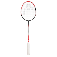 Raquette de badminton en aluminium et en graphite HEAD Stream, rouge/noir Front_Flat