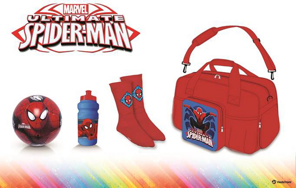 Équipement de soccer Marvel Spiderman pour enfants avec ballon, bas