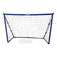 Matrix Easy Set-Up Portable Training Soccer Goal Net w/ Carry Bag, 8-ft x 5-ft Front_Flat