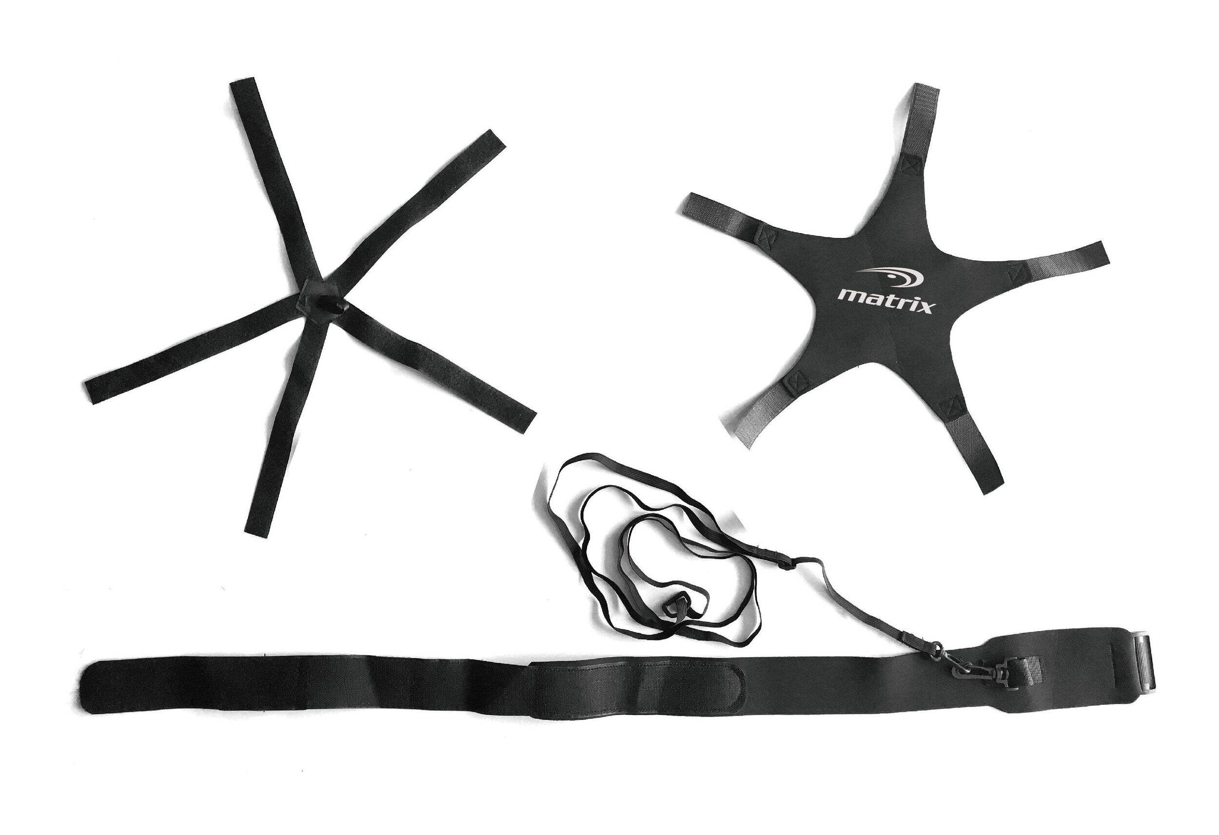 Matrix Hands-Free Solo Soccer Kick Trainer w/ Adjustable Belt Front_Flat