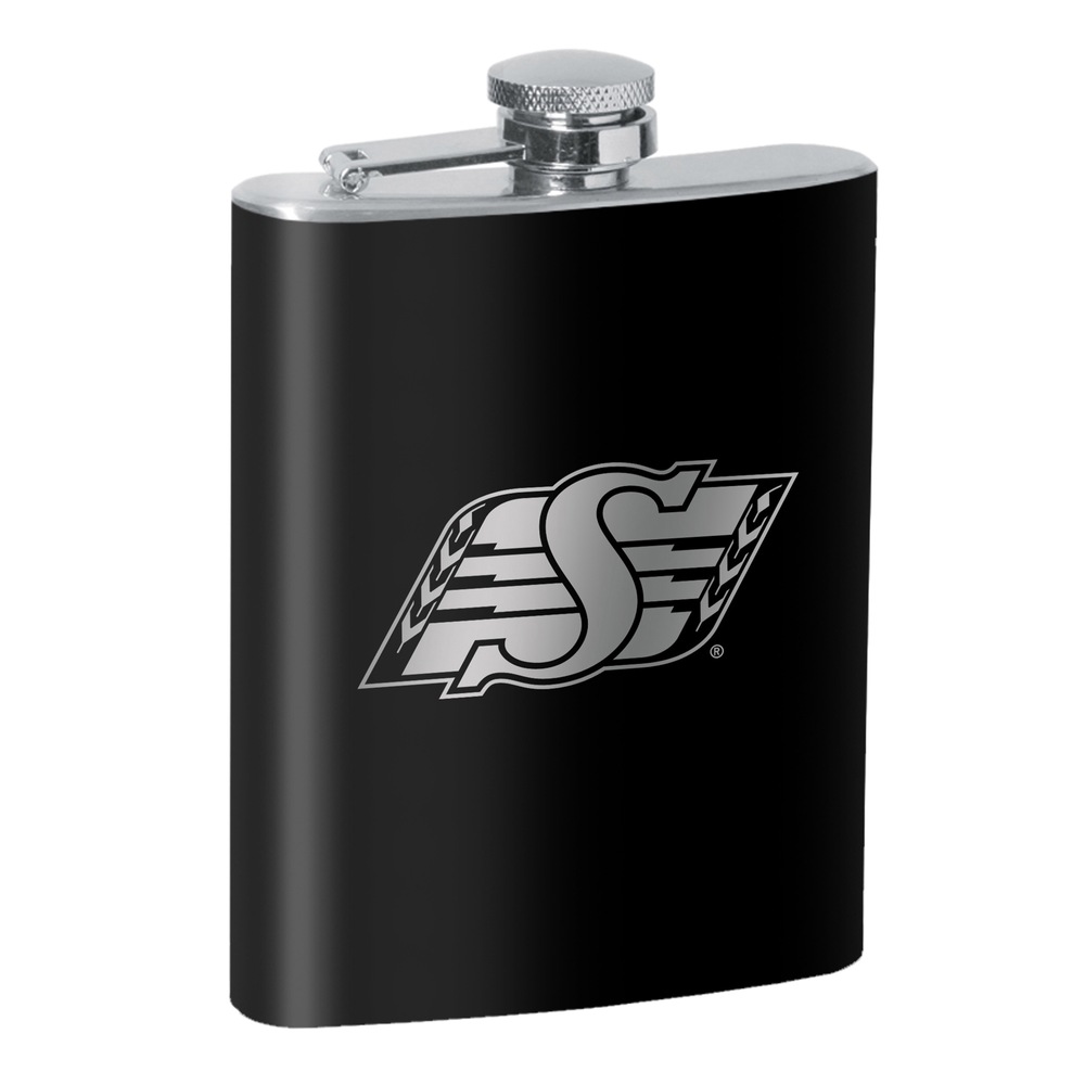Saskatchewan Roughriders Stainless Steel Flask, 8oz Canadian Tire