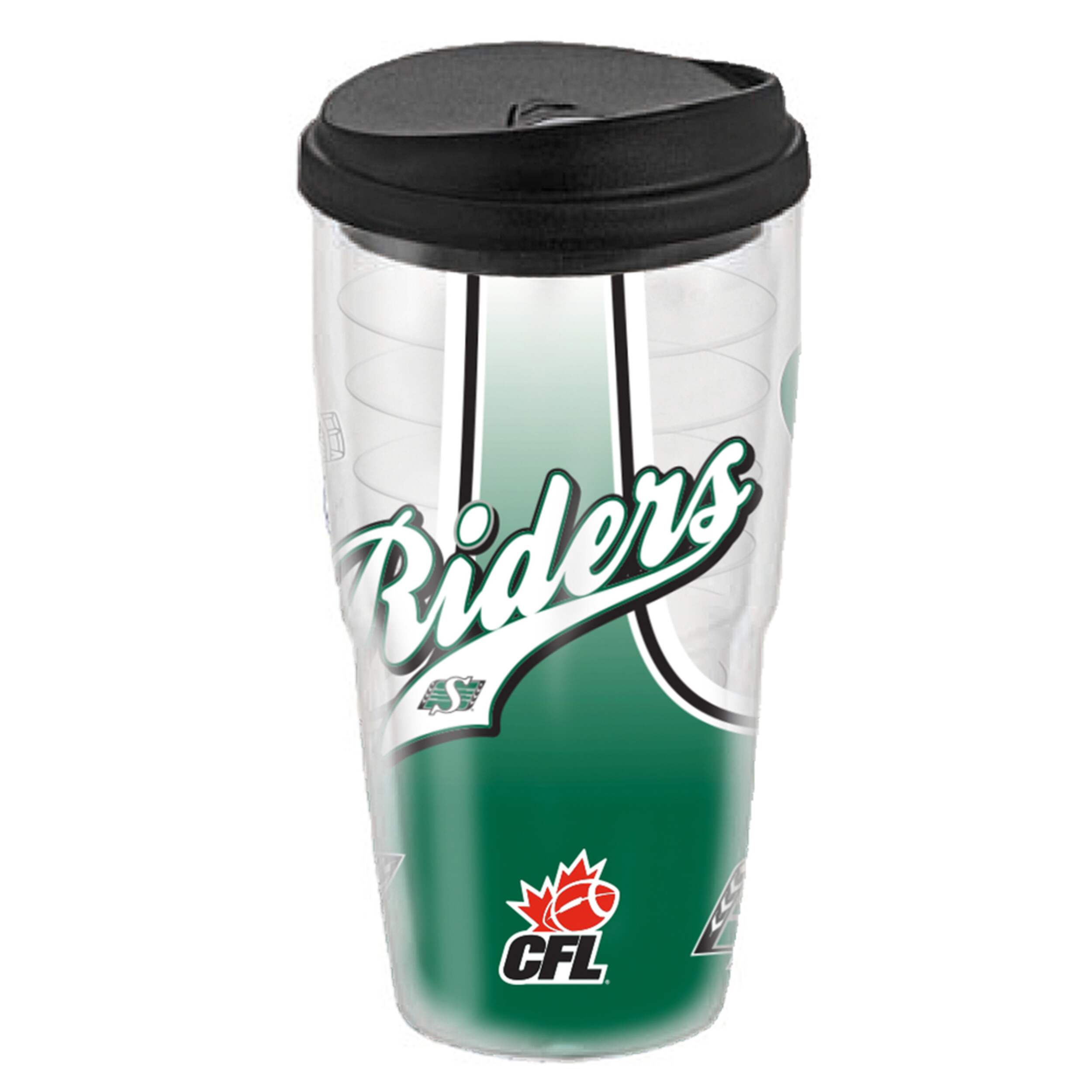 Saskatchewan Roughriders Full Wrap Travel Tumbler, 24oz Canadian Tire