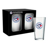 Verres à liqueur pinte Blue Jays de Toronto pour amateurs et collectionneurs de baseball de la MLB, 16 oz, paq. 2 Composite_or_Mixed