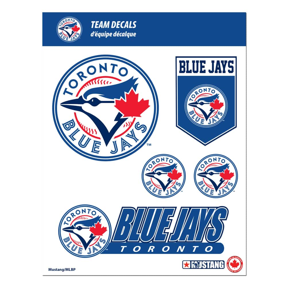 Toronto Blue Jays MLB Team Logo 1 Color Vinyl Decal Sticker Car Window Wall