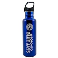 Toronto Blue Jays Stainless Steel Travel Water Bottle For MLB Baseball Fans/Collectors, 26-oz