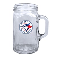 Toronto Blue Jays Mason Jar Mug Pint Glass For MLB Baseball Fans/Collectors, 16.5-oz