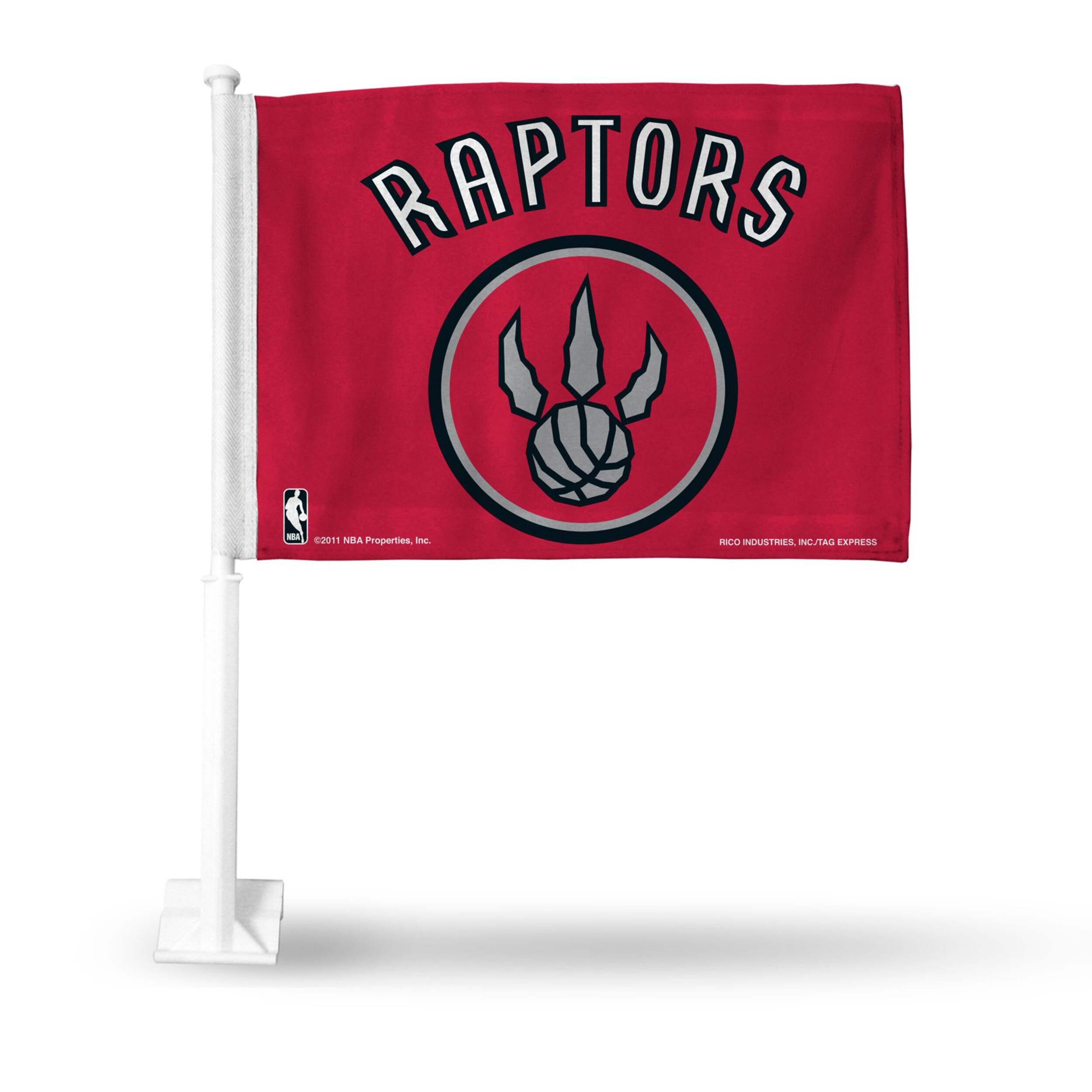 Toronto Raptors Flag, Red, 3 x 5-ft Front_Flat