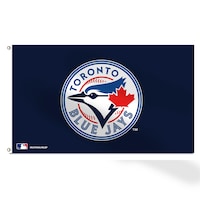 Toronto Blue Jays Team Flag For MLB Baseball Fans/Collectors, 3-ft x 5-ft Front_Flat